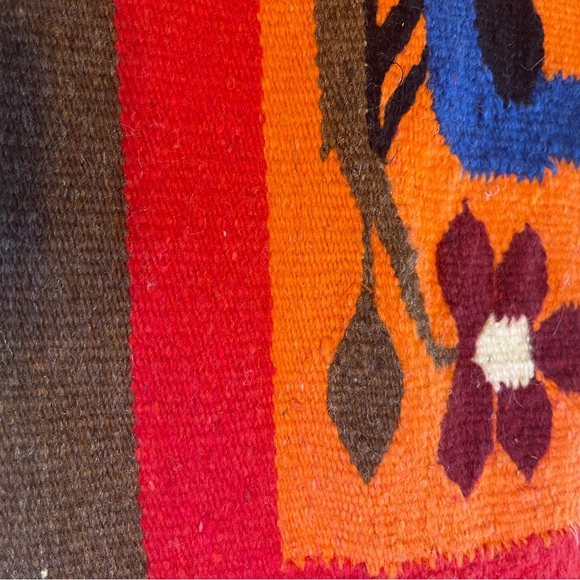 Vintage Ortega Zapotec handmade 100% wool weaving art - Picture 4 of 8